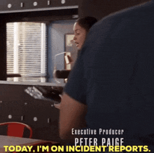 Station 19 Andy Herrera GIF - Station 19 Andy Herrera Today Im On Incident Reports GIFs