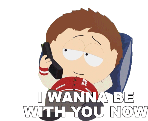 I Wanna Be With You Now Clyde Donovan Sticker - I Wanna Be With You Now Clyde Donovan South Park Stickers