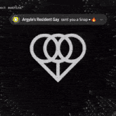 a snapchat message from argyle 's resident gay