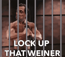 Anthony Weiner Lock Up That Weiner GIF - Anthony Weiner Lock Up That Weiner Jail GIFs