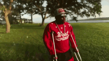 Crutches Injured GIF - Crutches Injured Leg GIFs