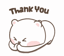 cute thank you animation moving