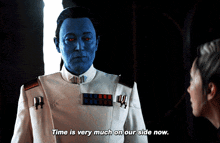 Ahsoka Tv Show Thrawn GIF - Ahsoka Tv Show Thrawn Time Is Very Much On Our Side Now GIFs