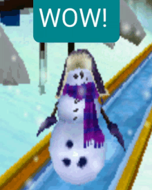 Polar Bowler Snow Man GIF - Polar Bowler Snow Man Wow GIFs