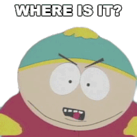 Where Is It Eric Cartman Sticker - Where Is It Eric Cartman South Park Stickers