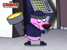 Looking Around Courage GIF - Looking Around Courage Courage The Cowardly Dog GIFs