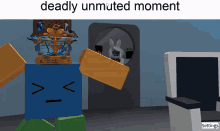 Deadly Unmuted Moment Roblox GIF