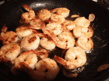 Shrimp Frying Pan GIF - Shrimp Frying Pan Seafood GIFs