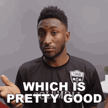 Which Is Pretty Good Marques Brownlee GIF - Which Is Pretty Good Marques Brownlee Its Pretty Nice GIFs
