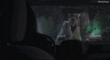 a picture of a person in a car with illusive soul written on the bottom right