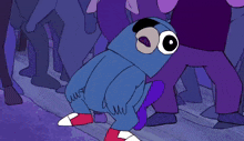a cartoon character with a heart on his head