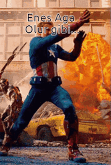 Kaptan Abd Ezici Enes Aga GIF - Kaptan Abd Ezici Enes Aga Captain America GIFs