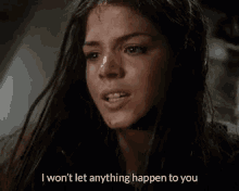 Octavia Blake I Wont Let Anything Happen To You GIF - Octavia Blake I Wont Let Anything Happen To You The100 GIFs