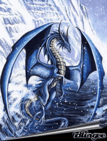 Ice Dragon Snow GIF - Ice Dragon Snow Winter Season GIFs