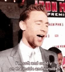 Tom Hiddleston Soft GIF - Tom Hiddleston Soft Cuddly GIFs