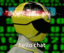 Hello Chat Yellow Ranger GIF - Hello Chat Yellow Ranger Time Force GIFs