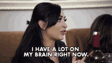 I Have A Lot On My Brain Right Now Angelina Pivarnick GIF - I Have A Lot On My Brain Right Now Angelina Pivarnick Jersey Shore Family Vacation GIFs