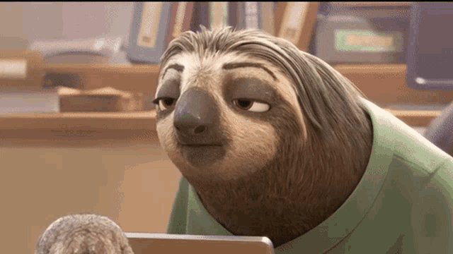 Sloth Slow GIF - Sloth Slow Smile - Discover & Share GIFs