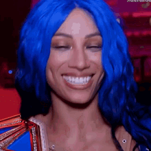 Sasha Banks Smack Down Womens Champion GIF - Sasha Banks Smack Down Womens Champion Laugh GIFs