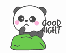 panda good night zzzzz zzzz wave