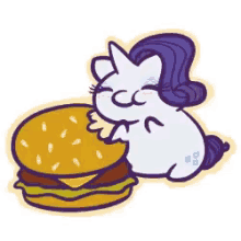 Mlp My Little Pony GIF - Mlp My Little Pony Burger GIFs