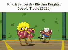 Rhythm Knights Rhythm Knights Double Treble GIF - Rhythm Knights Rhythm Knights Double Treble King Bearton GIFs