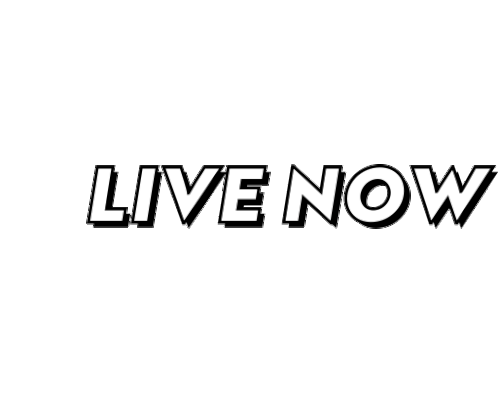Live Now Live Sticker - Live Now Live Flashing Stickers