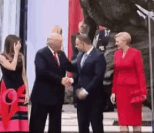 Trump Flotus GIF - Trump Flotus Handshake GIFs