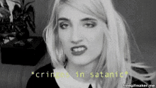 Danna Alquati Satanic GIF - Danna Alquati Satanic Cringe GIFs