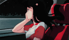 Anime Driving GIF - Anime Driving Window View GIFs