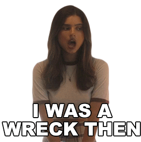 I Was A Wreck Then Renforshort Sticker - I Was A Wreck Then Renforshort Lauren Isenberg Stickers