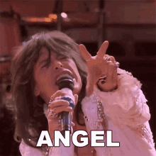 Angel Steven Tyler GIF - Angel Steven Tyler Aerosmith GIFs