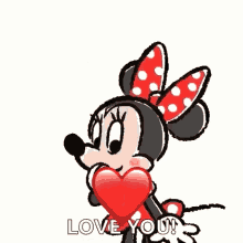 Minnie Mouse Kisses GIF - Minnie Mouse Kisses Happy GIFs