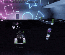 a screenshot of a video game that says break room on it