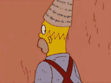 Dunce GIF - Homer Simpsons The Simpsons GIFs