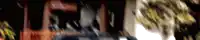 a blurry picture of a person 's face with the word jesus visible