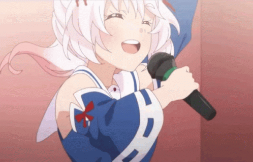 Anime Singing Gif