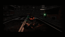 a screenshot of a video game shows a person with a red head