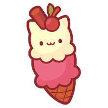 ice cream vanilla ice cream yummy yum cat icecream