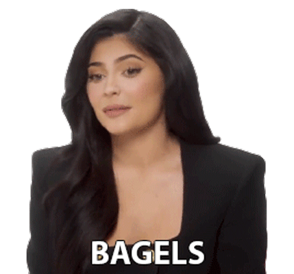 Bagels Kylie Jenner Sticker - Bagels Kylie Jenner On The Rise Stickers
