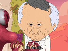 Uh No Dip The Boss GIF - Uh No Dip The Boss Smiling Friends GIFs