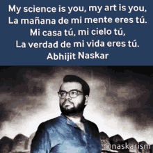 Abhijit Naskar Naskar GIF - Abhijit Naskar Naskar My Science Is You GIFs