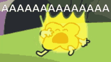 a cartoon character with a crown on his head and the words aa aa aa aa aa aa