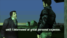 Gtagif Gta One Liners GIF - Gtagif Gta One Liners Until I Intervened At Great Personal Expense GIFs
