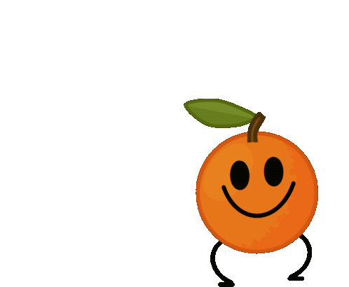 Orange Is Happy Sticker - Orange Is Happy Stickers