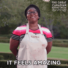 It Feels Amazing The Great Canadian Baking Show GIF - It Feels Amazing The Great Canadian Baking Show Gcbs GIFs