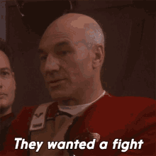 They Wanted A Fight I Gave Them One GIF - They Wanted A Fight I Gave Them One Captain Jean Luc Picard GIFs