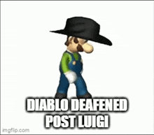 Diablo Deafened GIF - Diablo Deafened Luigi GIFs