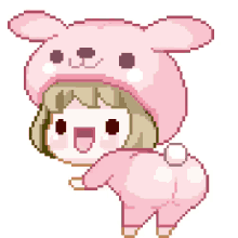 anime bunny girl kawaii cute