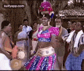 Girls During College Cultural.Gif GIF - Girls During College Cultural Vadivelu Dance Manathai Thirudi Vettai Movie GIFs